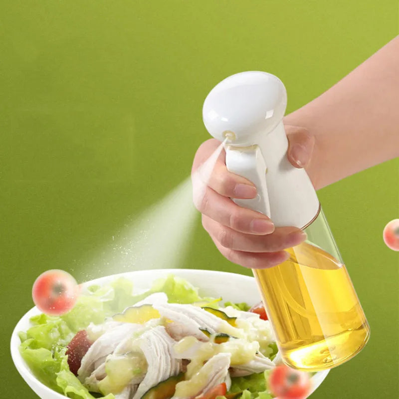 Plastic Glass Kitchen Cooking Spray Bottle 200 ML